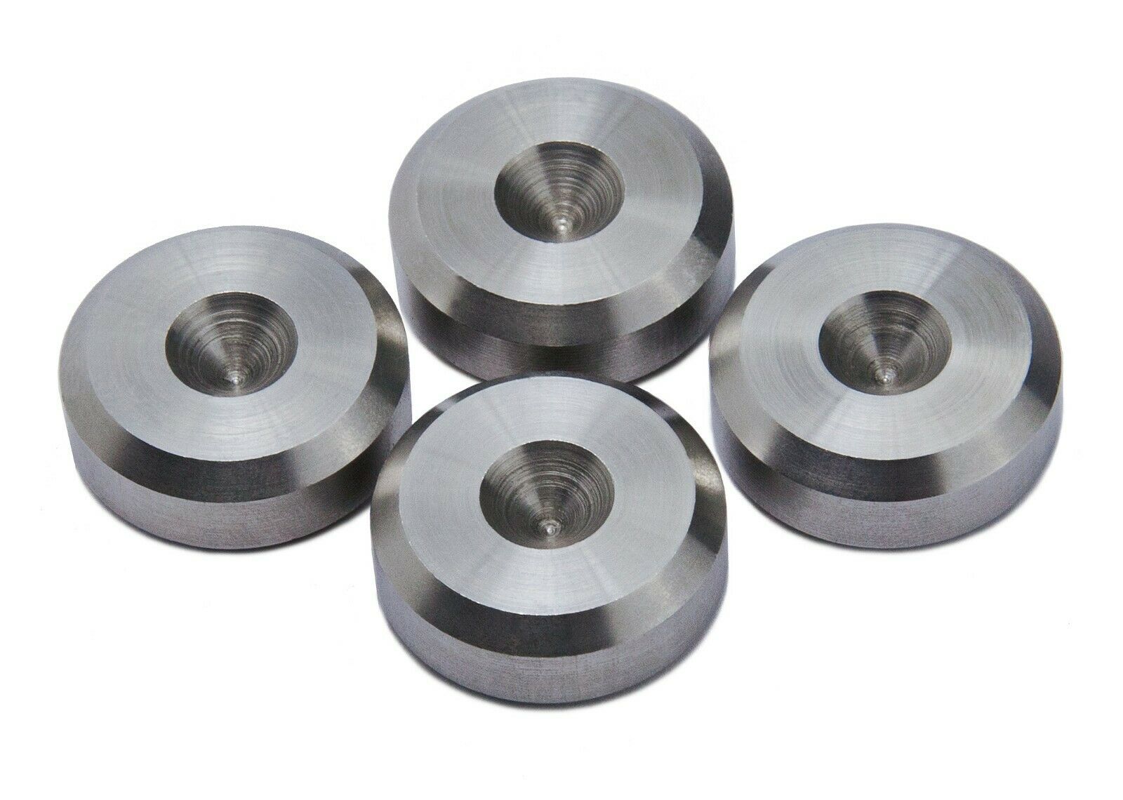 Heavy Duty - Stainless Speaker Spike Pads 20mm DIA chamfered 4pcs